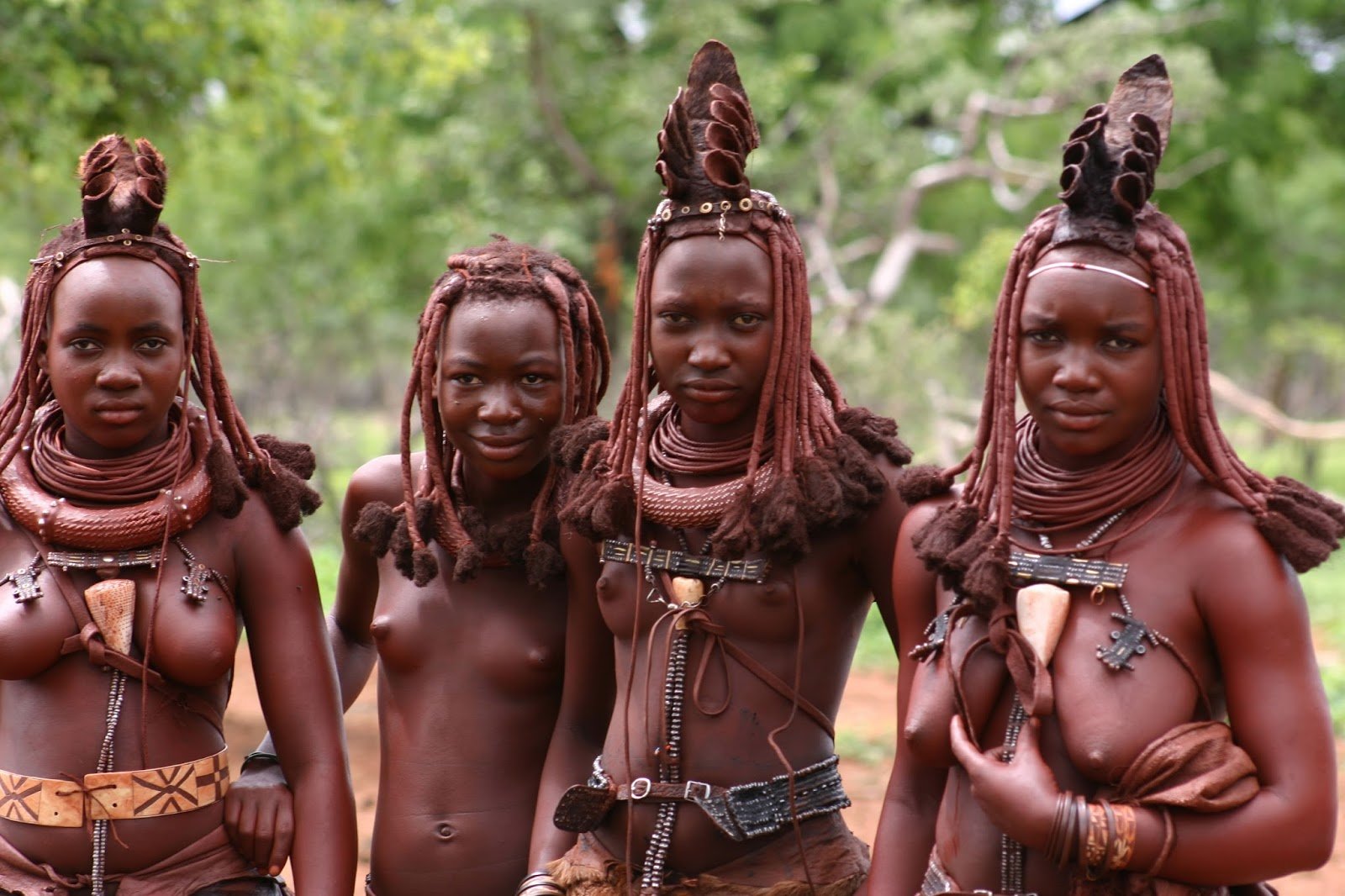 African teens nude body