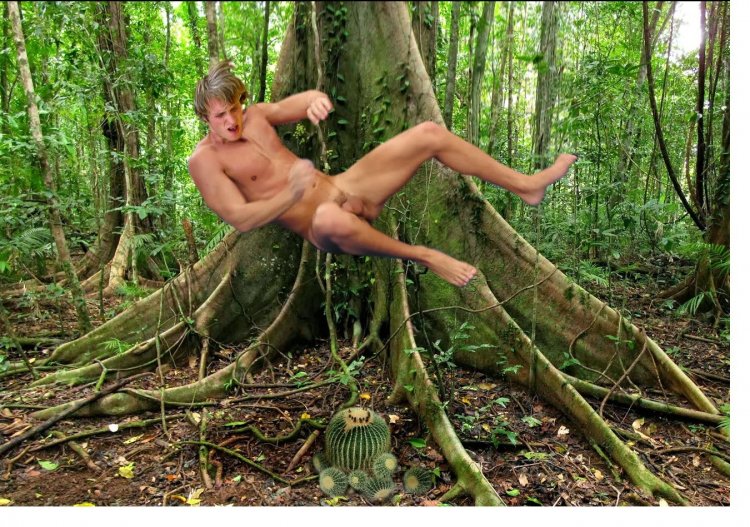 голые девки в джунглях видео