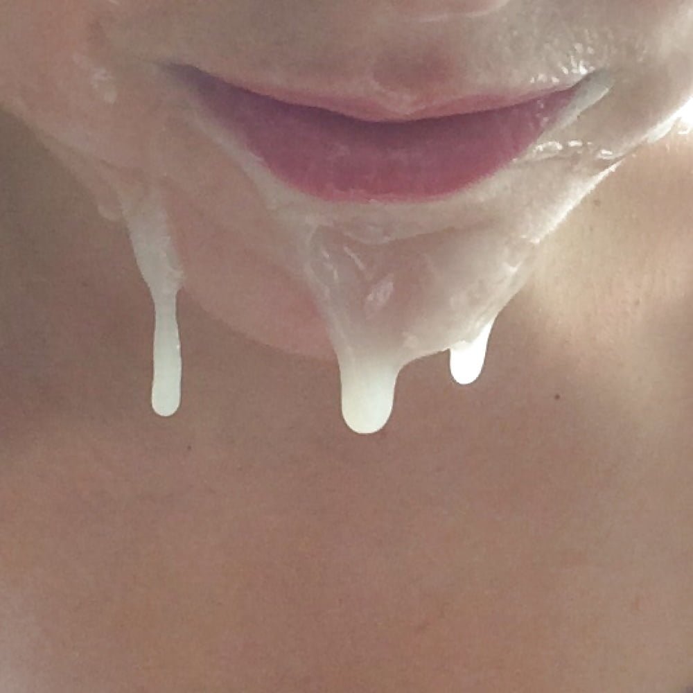 Красивые губы в сперме (64 фото) 