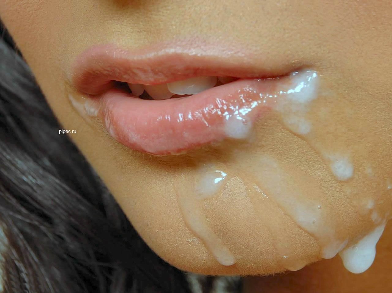 сперма на губах у девочек фото 101