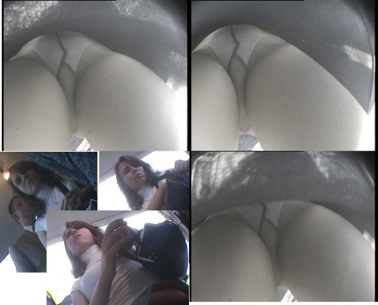 Подсматривает под юбки