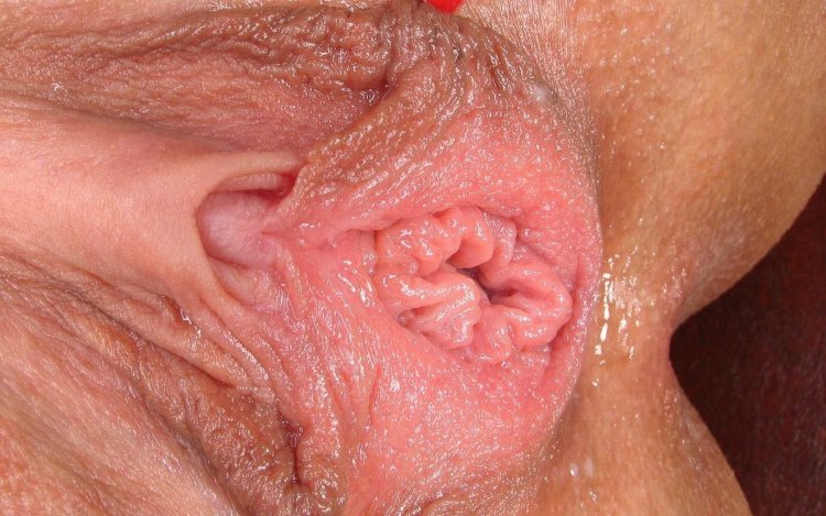 Вагина очень крупным планом