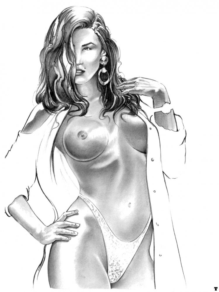 Эротические рисунки карандашом