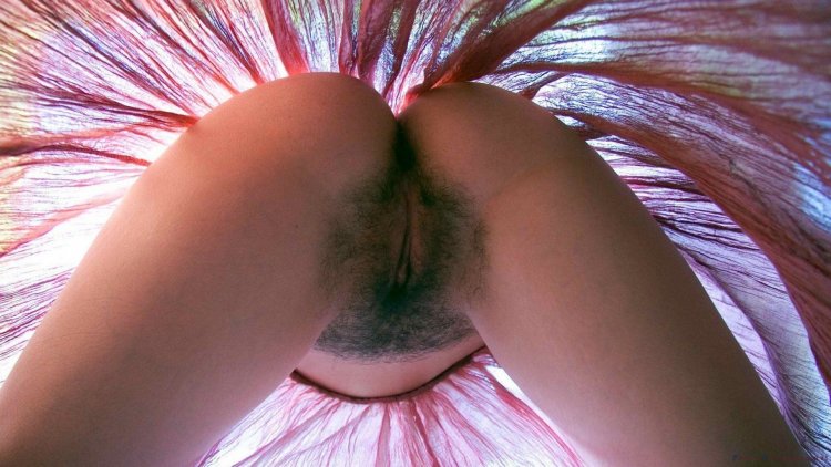 Голые девушки с волосами на письке