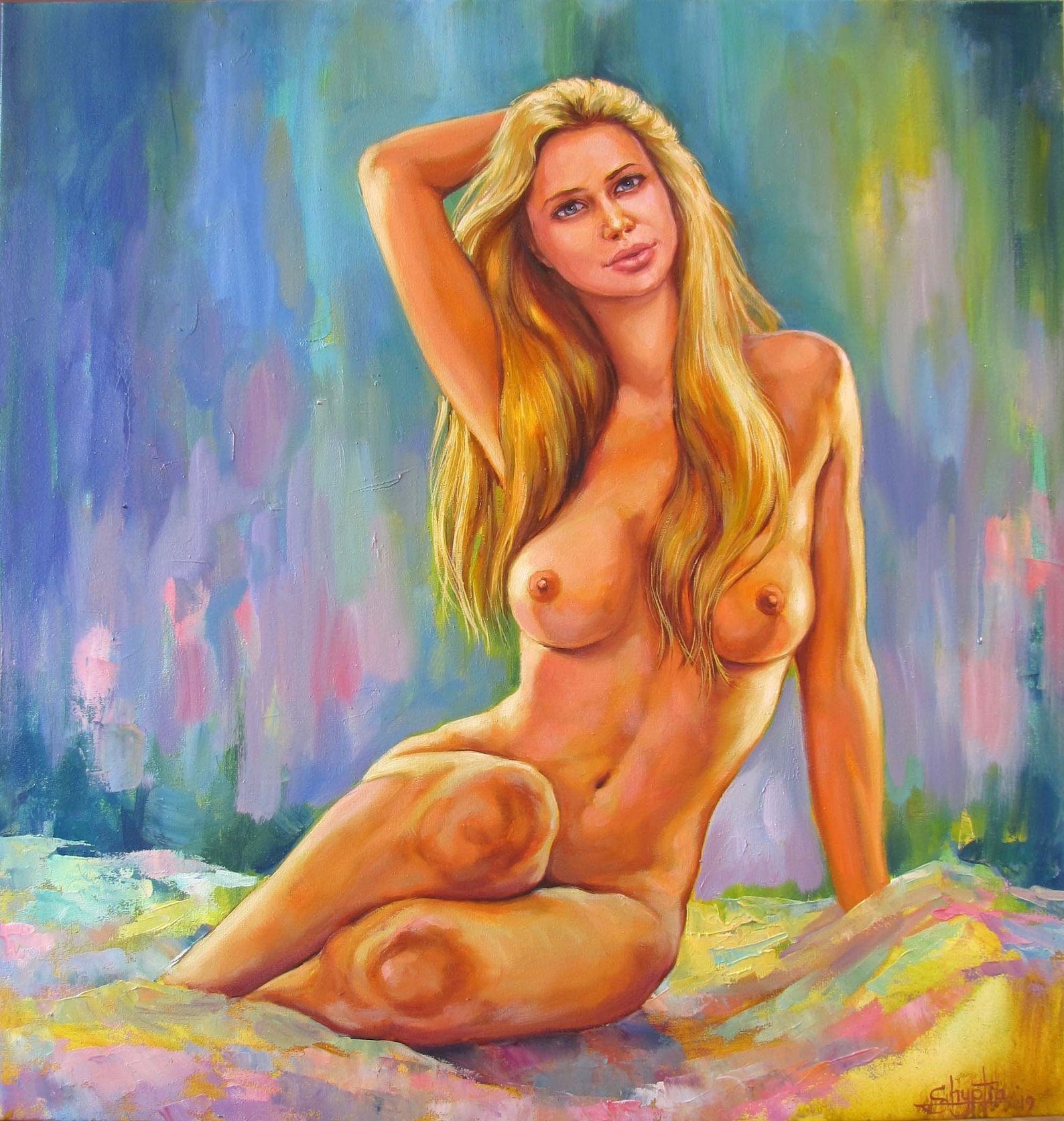 картины живопись женщин голые фото 30