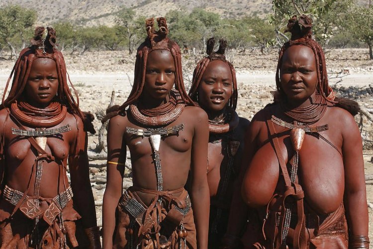 Шикарные негритянки из голого племени