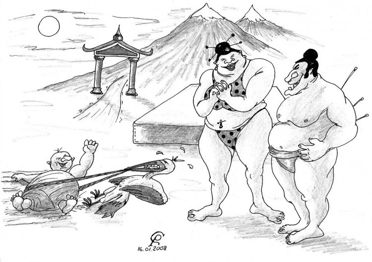 Старинные эротические карикатуры