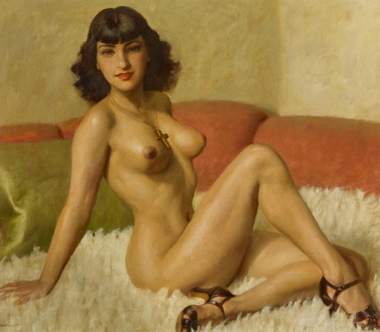 Ню живопись Эрик Валлес