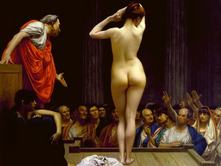 Голые девчонки в необычных местах