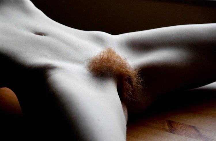 Красивые кучерявые лобки