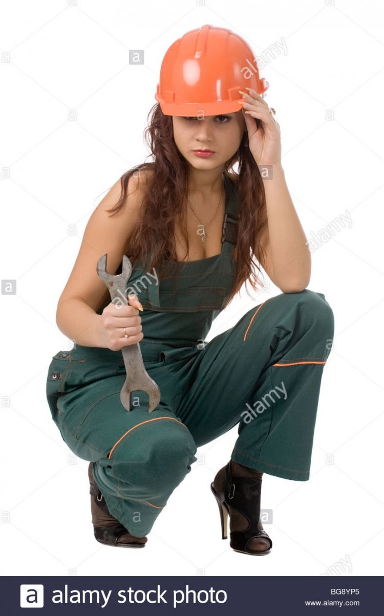 Девушка в рабочей одежде