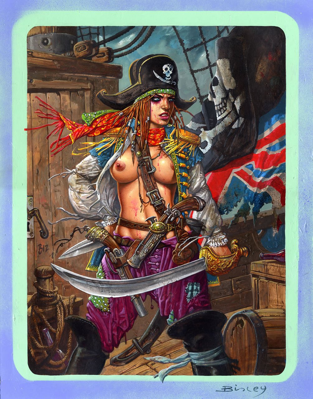 Секси телки в костюме пирата (75 фото) .