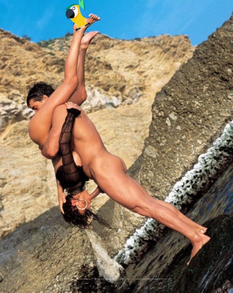 Трах на природе в горах