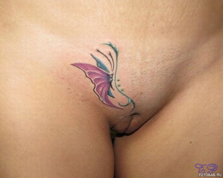 Эротические тату на лобке