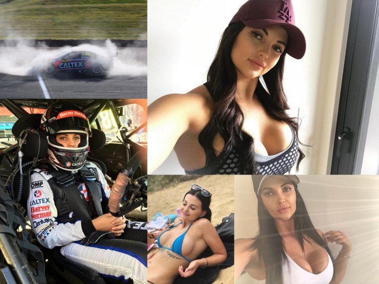 Автогонщица Рене Грейси голая