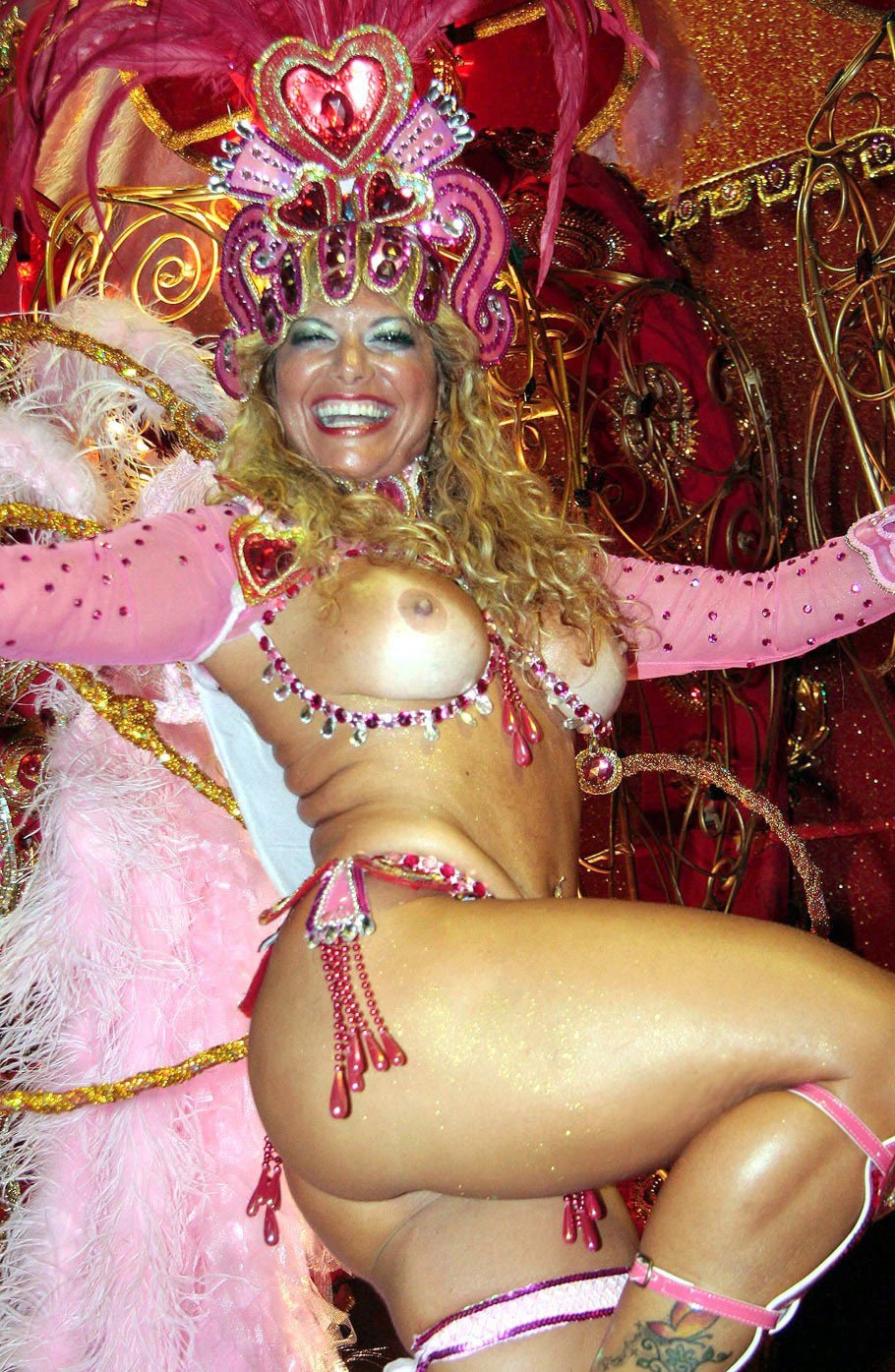карнавал, Бразилия, Голый, Голые, Карнавал, бразильянки, голые, Carnival,.....