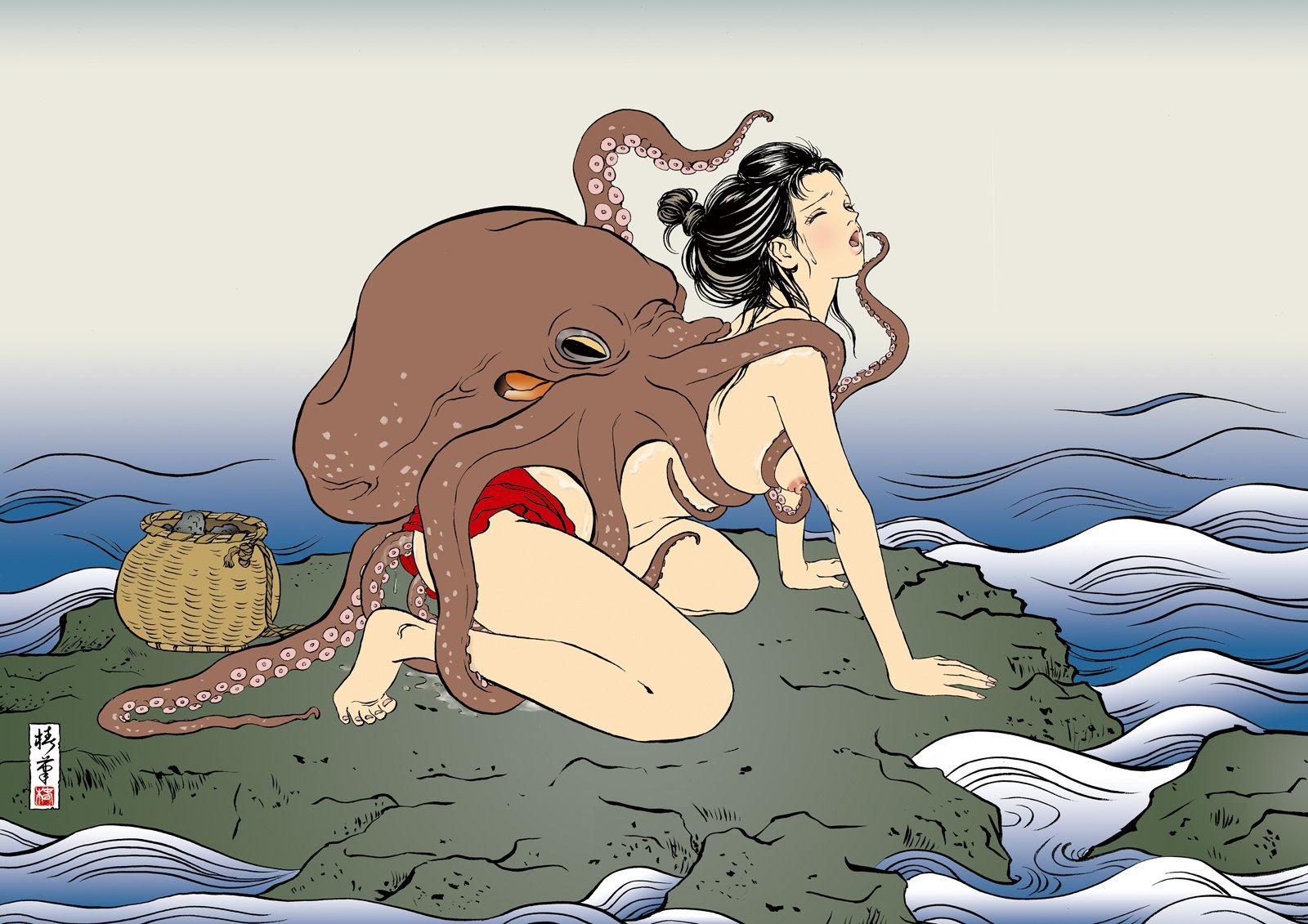 Японки и осьминог порно (117) фото