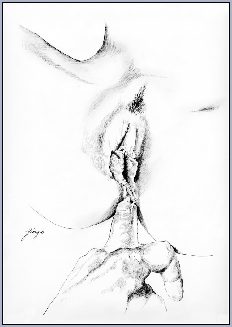 Нарисованная промежность