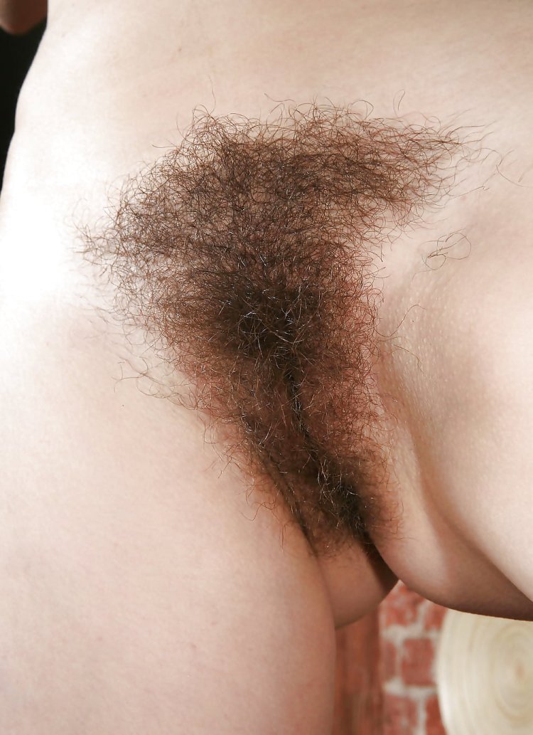 Киска с волосиками на лобке