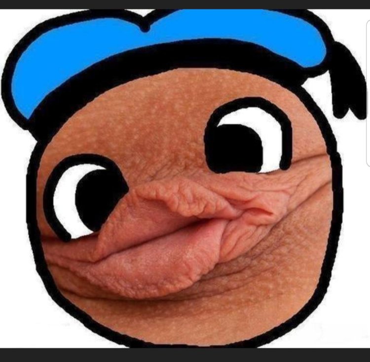 Вагина с глазами стикер