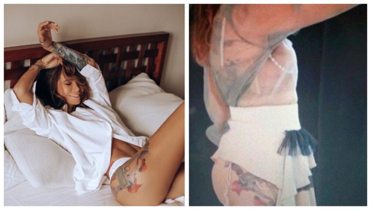 Брюнетка Red Fox in met Art Set lokasi