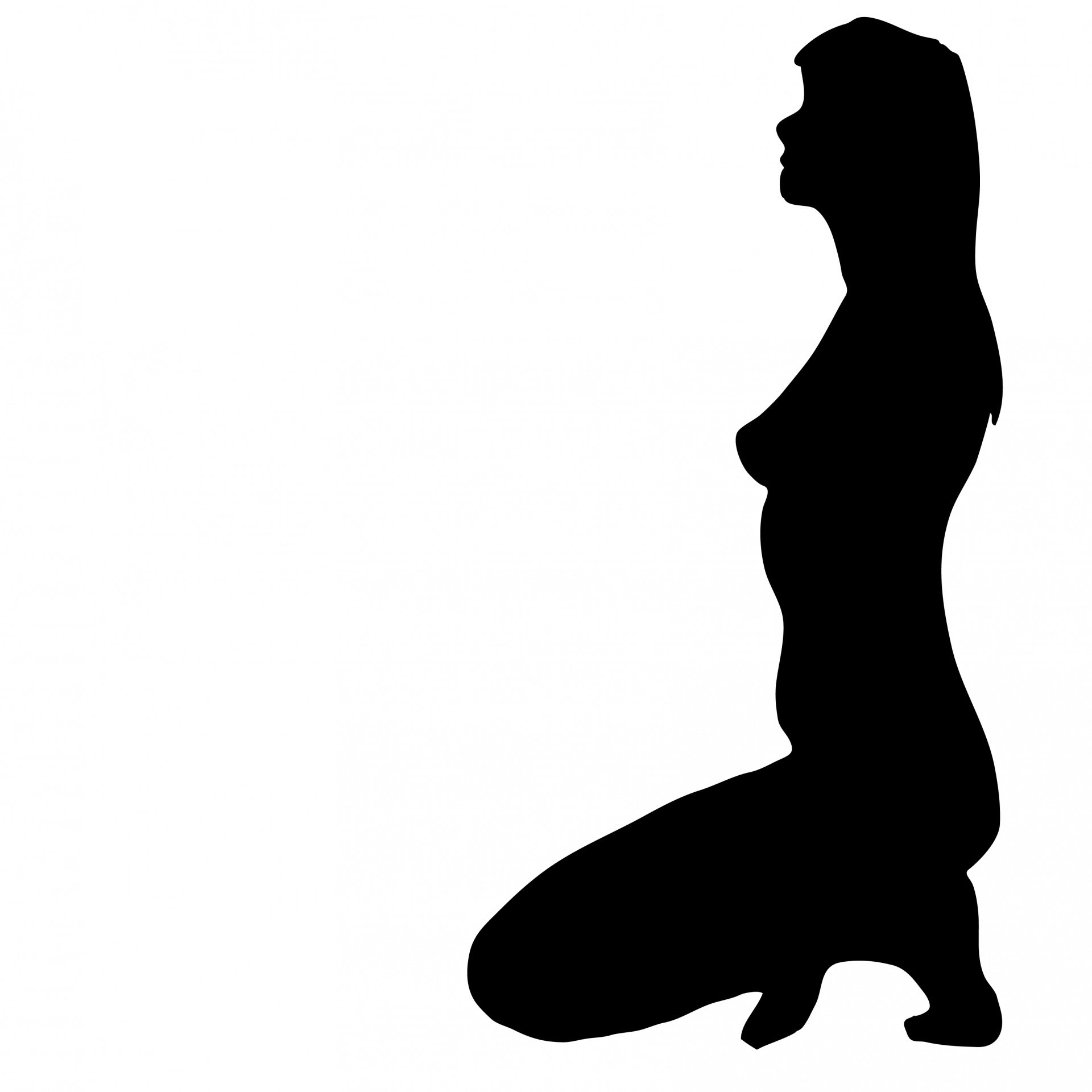 Nude woman silhouette 💖 Красивый силуэт девушек (70 фото) - 