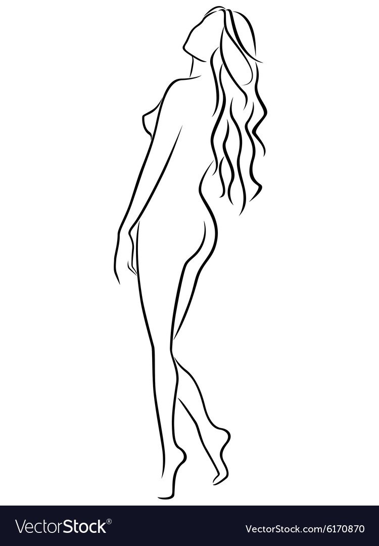 Силуэт женской фигуры