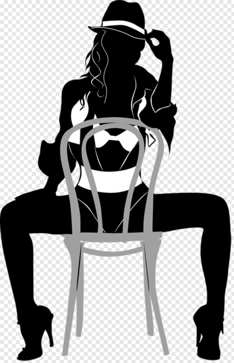 Женский торс силуэт