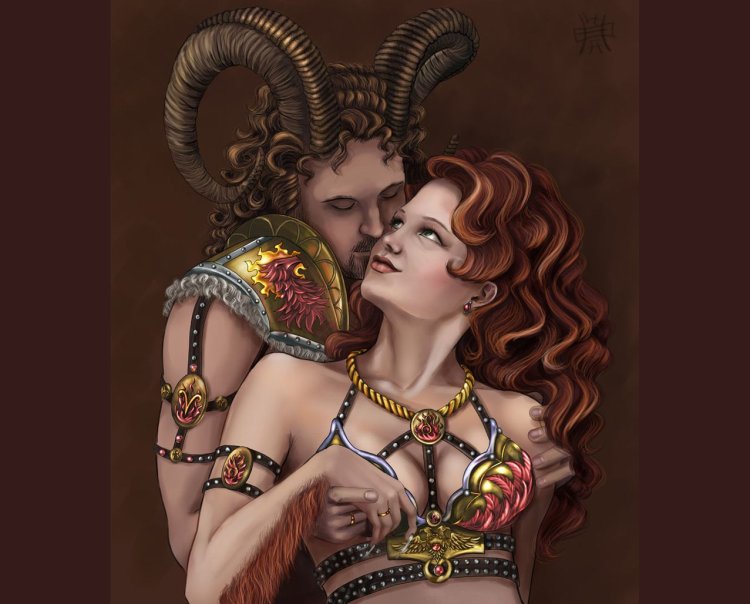 Фотосессия в стиле фэнтези ню