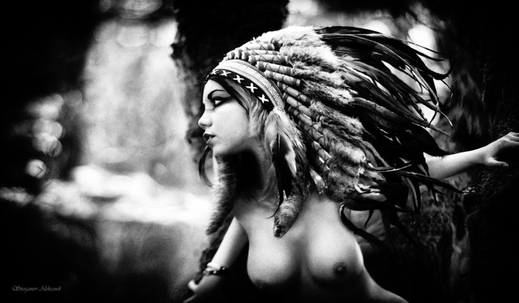 Голые американские индейцы