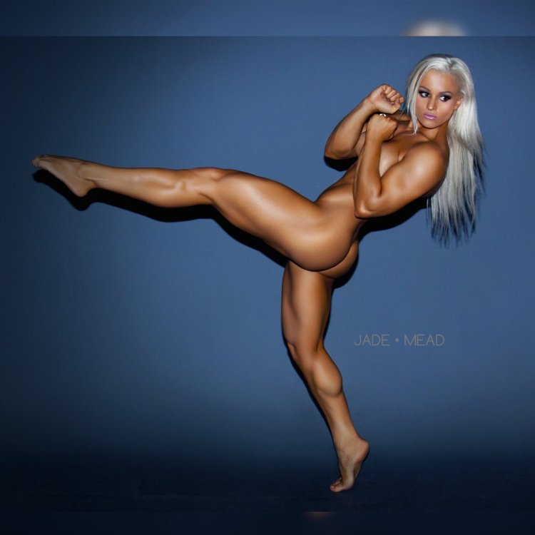 Голые фитнес блондинки