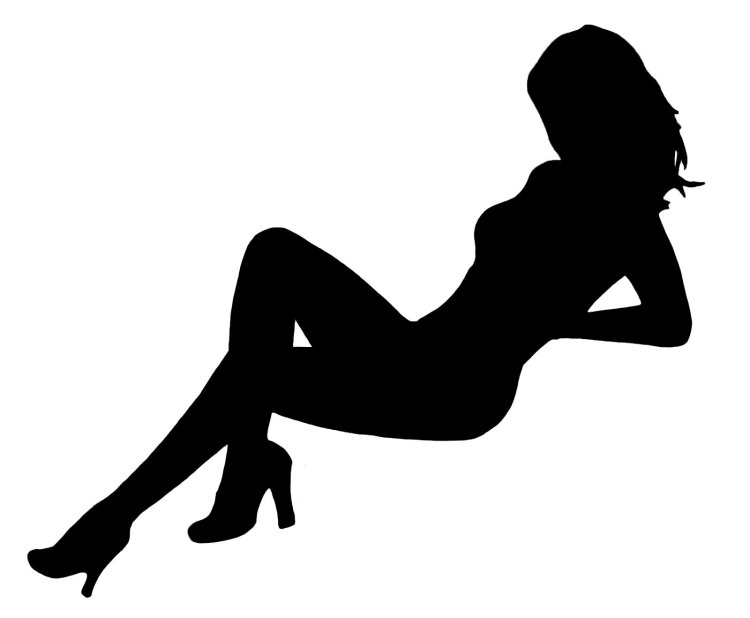 Силуэт женского тела