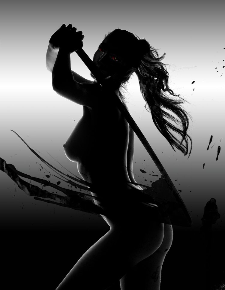 Обои на телефон девушки силуэт