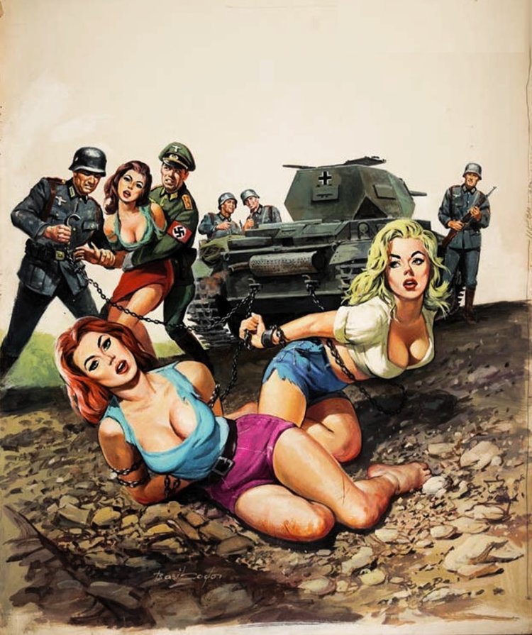 Солдаты выебали пленных