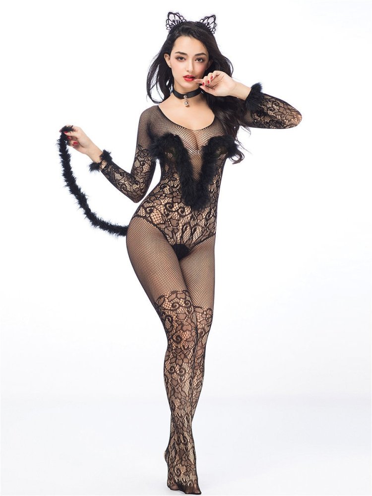Эротический костюм кошки
