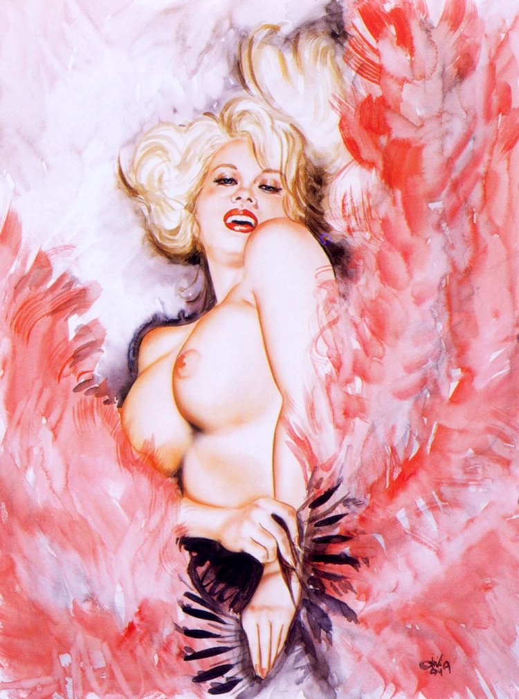 Эротические рисунки девушек