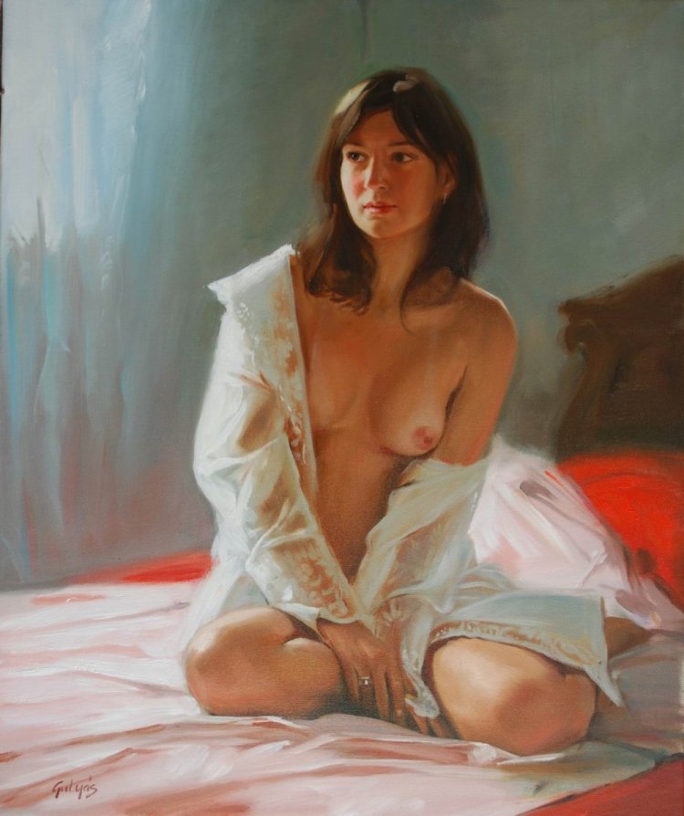 Художник Gulyas Венгрия nude