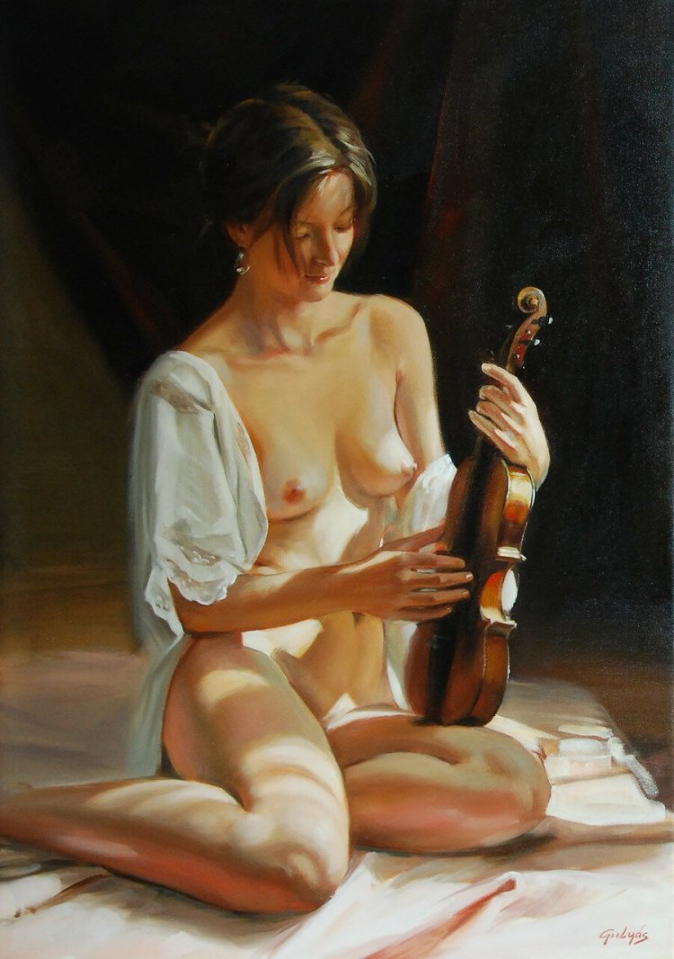Ласло Гулис картины ню