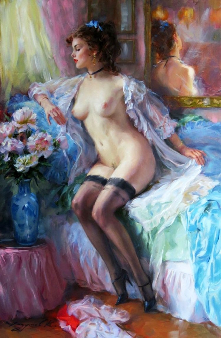 Картины художника Razumov Konstantin ню