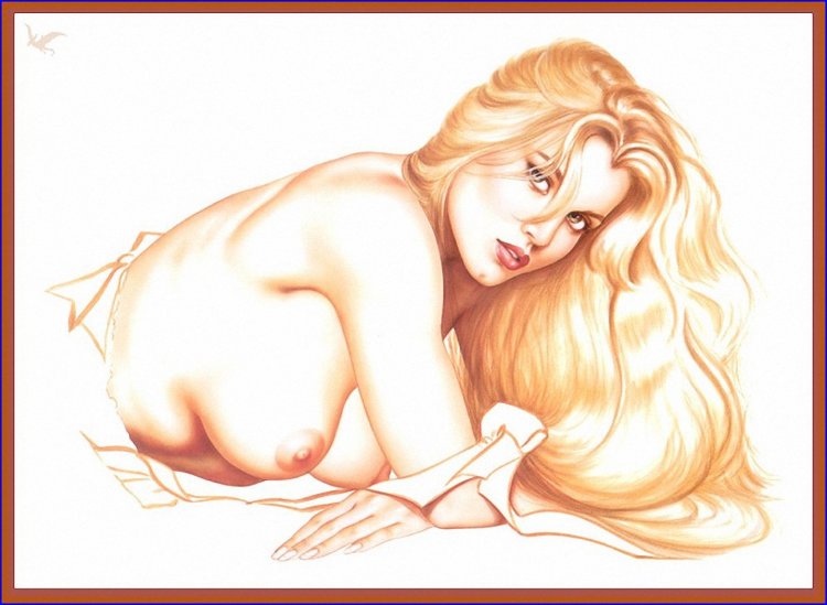 Цветные эротические рисунки