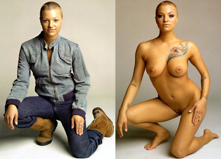 Порноактрисы в одежде и без