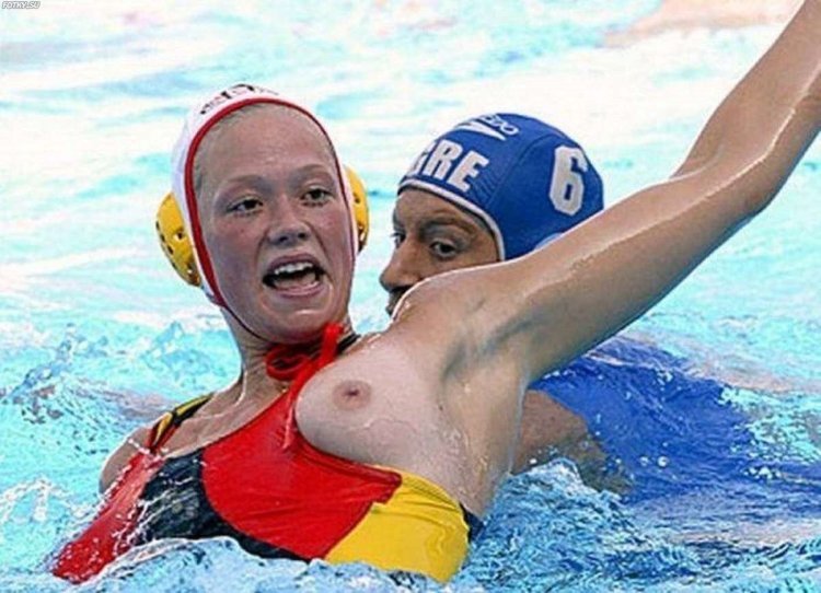 Water Polo Wardrobe Malfunction