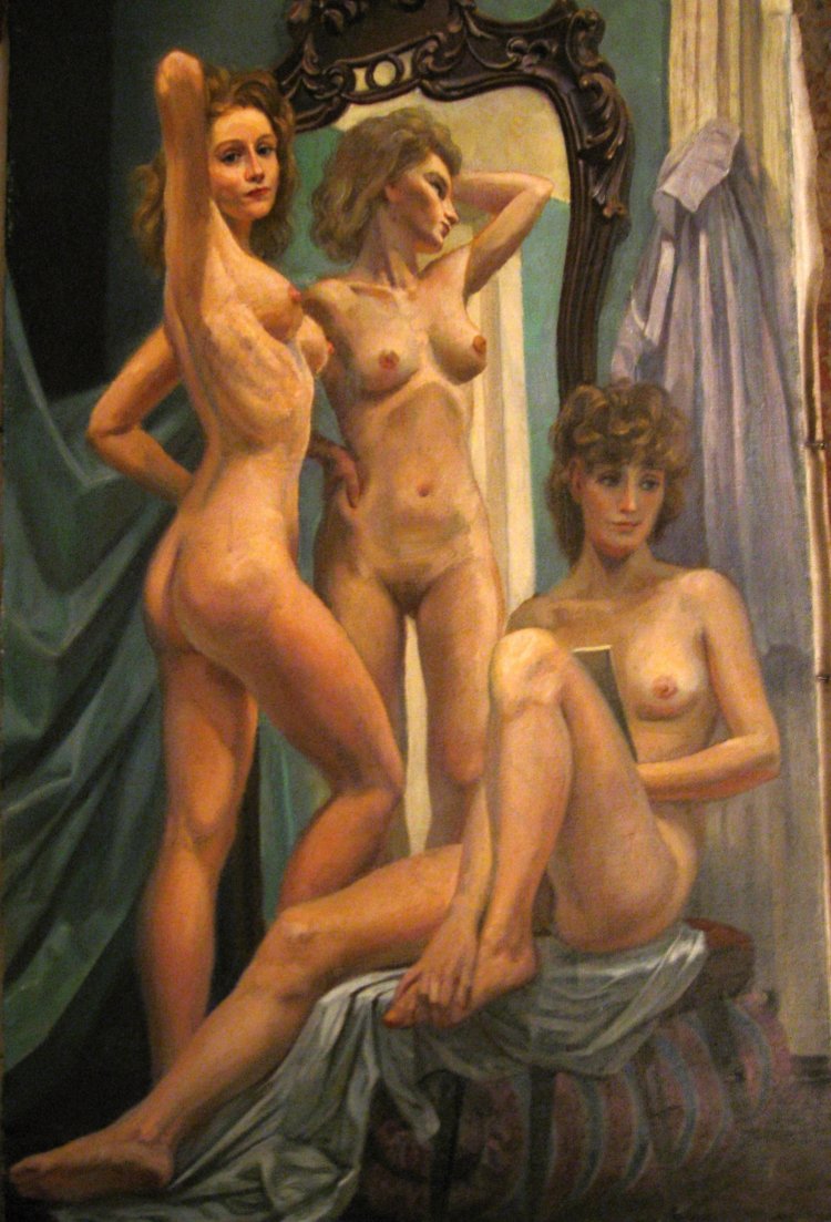 Эротические полотна художников