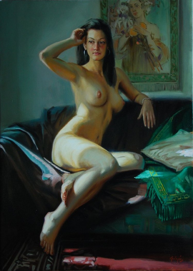 Художник Gulyas Венгрия nude