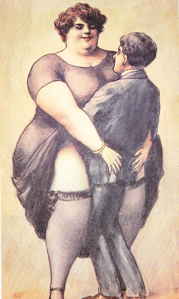 Винтажная эротическая иллюстрация