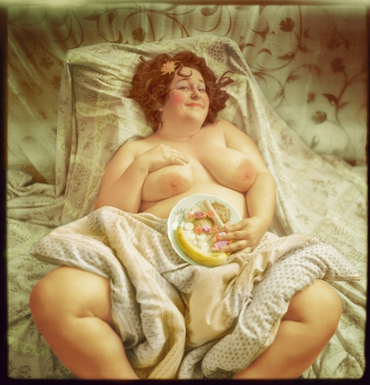 Толстая женщина