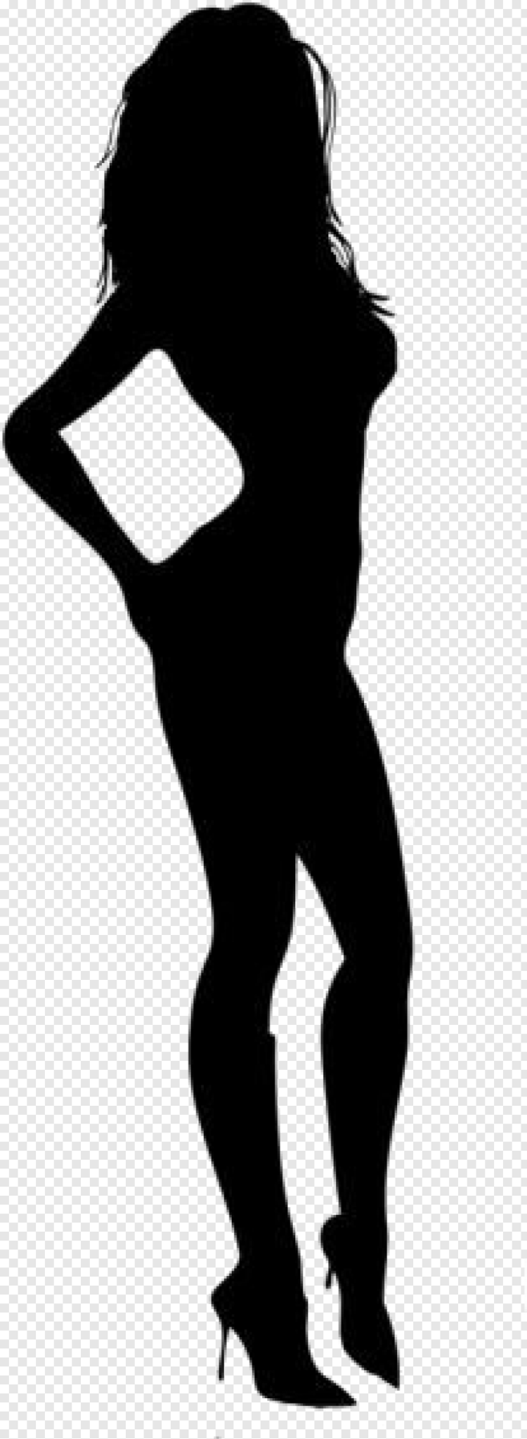 Геометрический рисунок женщины голой