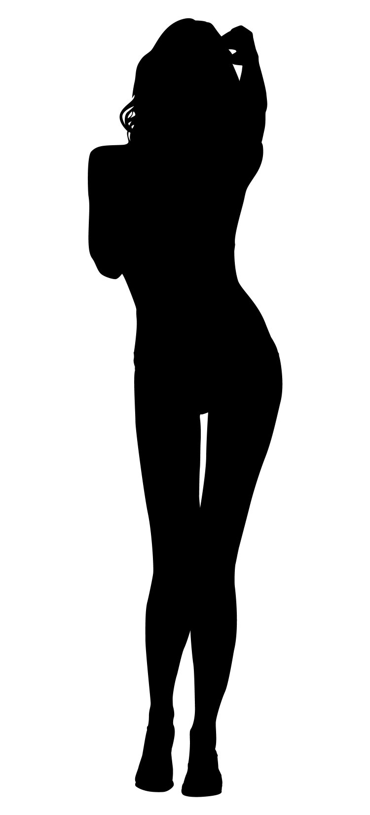 Округлый силуэт фигуры у женщин