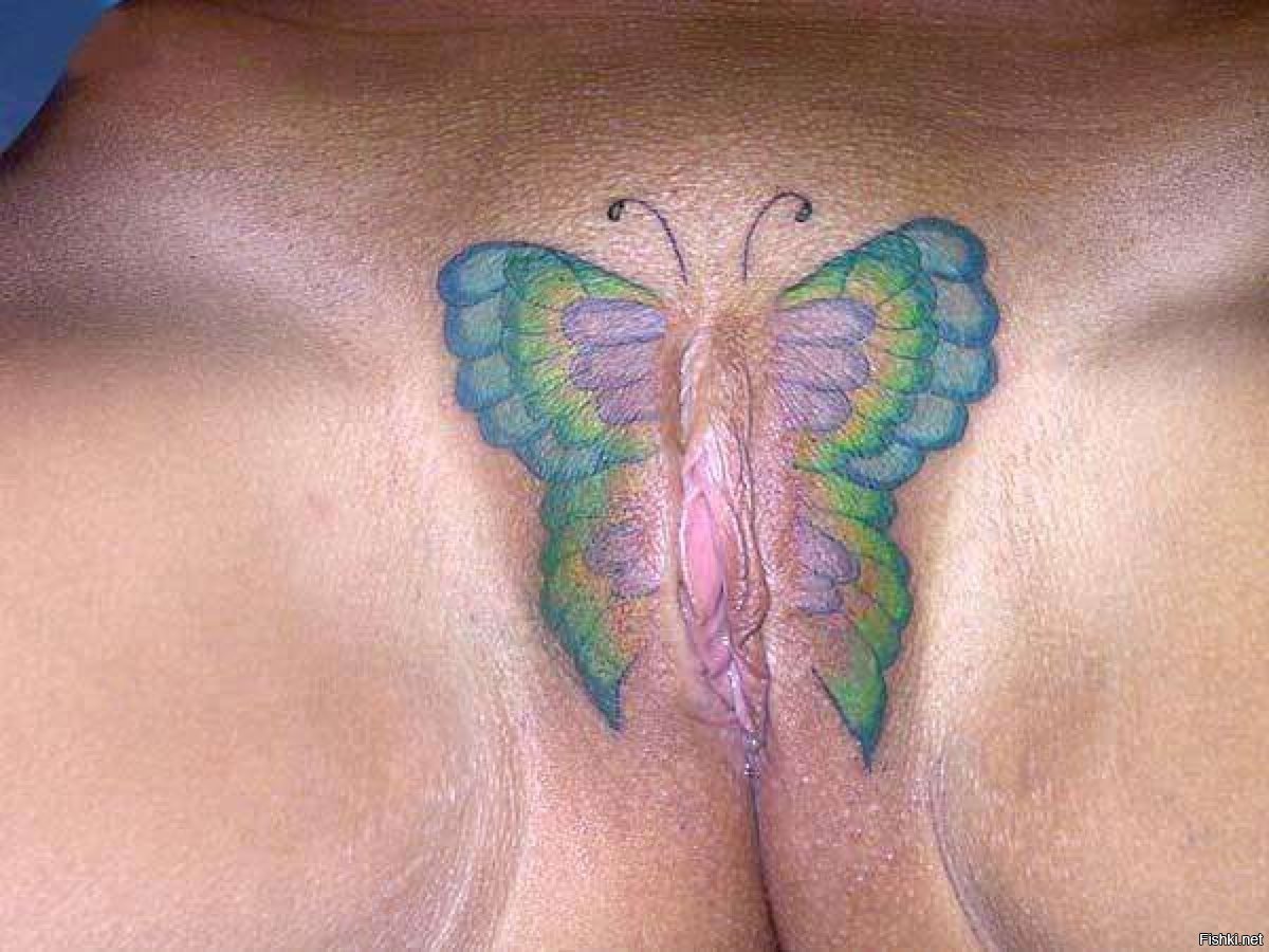 Татуировка бабочка на попе (90 фото) .