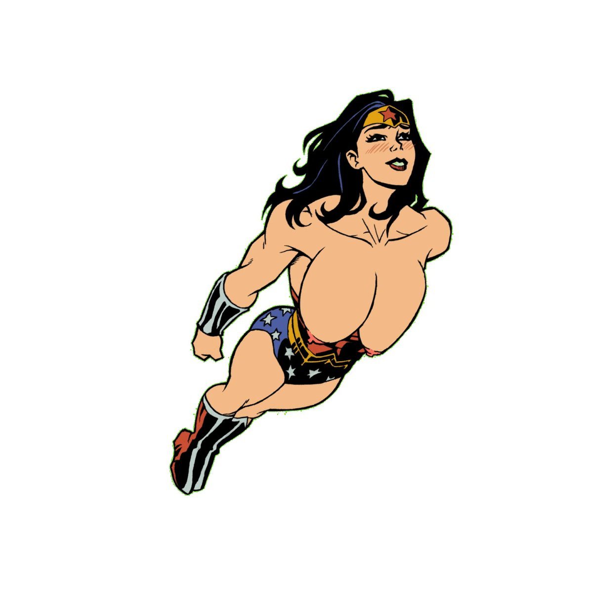 Wonder woman animated nude